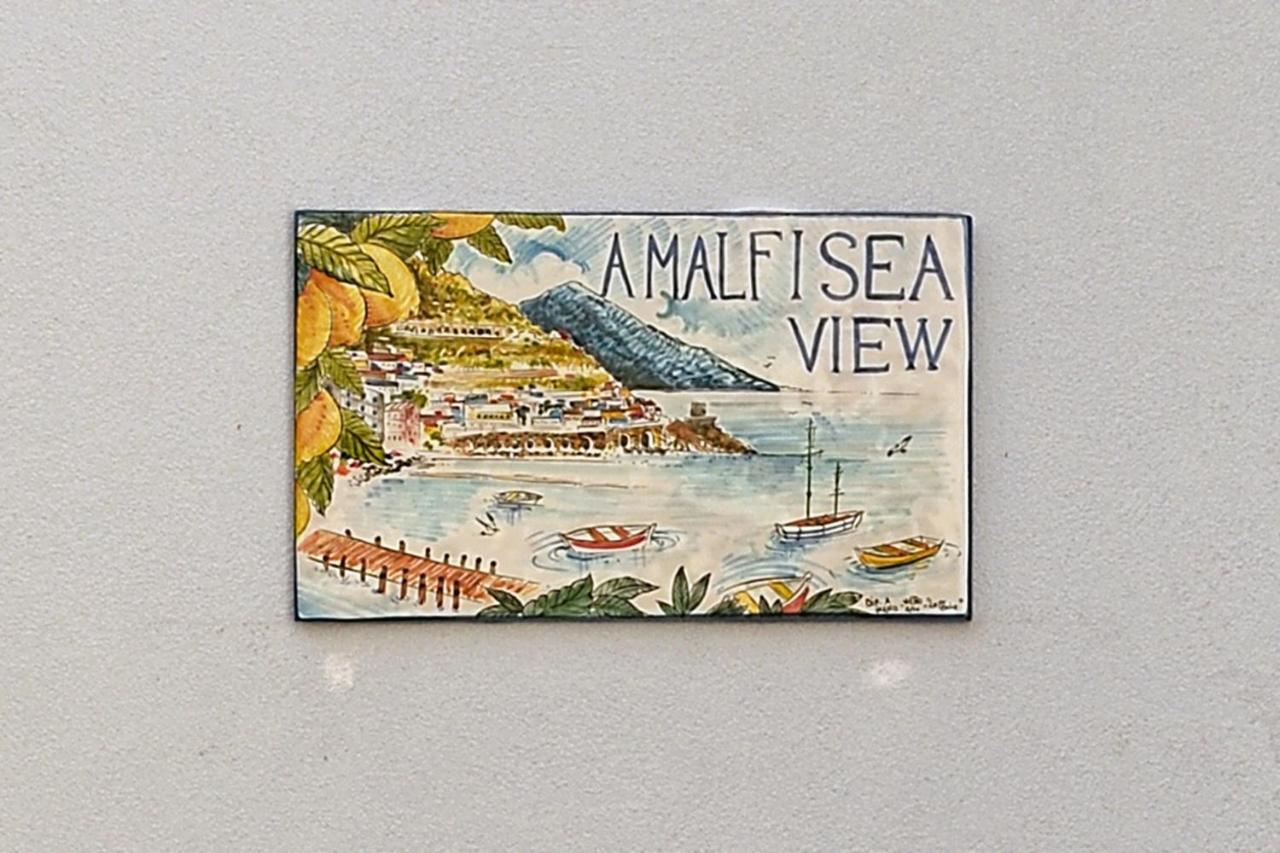 Amalfi Sea View Villa Scala Eksteriør bilde